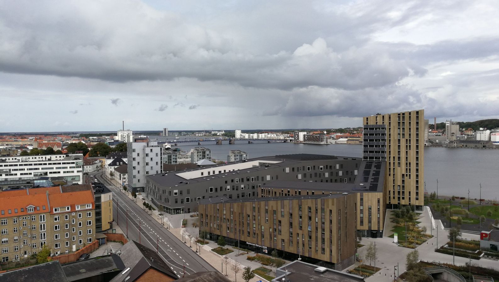 Aalborg látképe