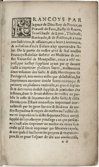 A királyi privilégium az 1546-os első kiadásból